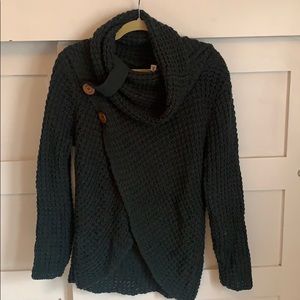 womens long white sweater
